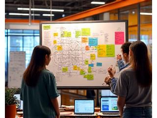 스타트업 젊은 팀 회의